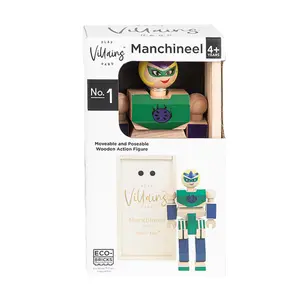 Playhard Villains Wooden Action Figure #1 - Manchineel - Eco-Friendly & Thrilling Toy