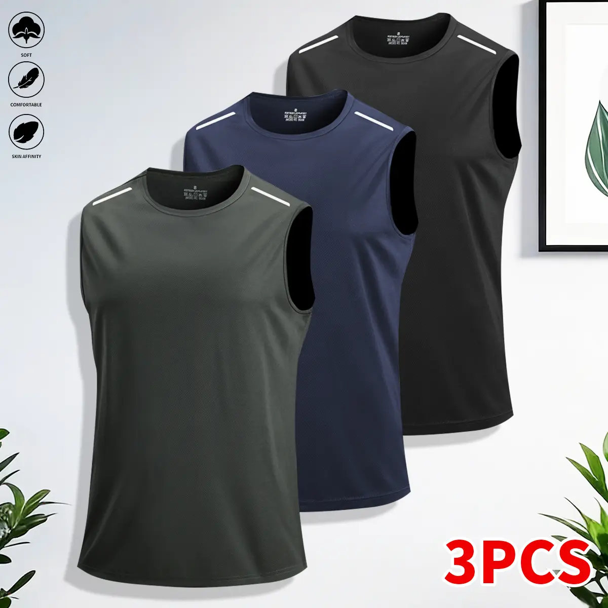 Dark gray + navy blue + black