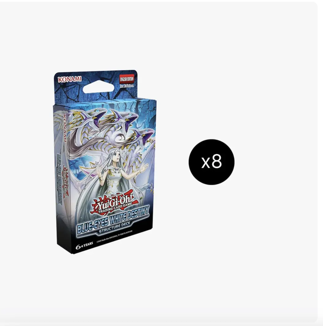 Yu-Gi-Oh! Blue-Eyes White Destiny Structure Deck Display