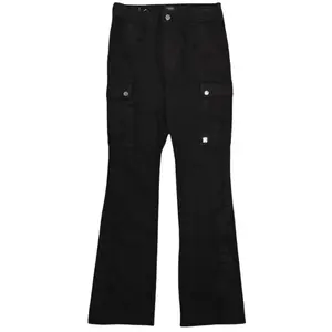 987848 Amiri Wide Leg Cargo Pants Black