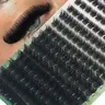 168pcs Thick Lash Clusters, 150 DD Curl Volume Eyelash Extensions 8–16 mm, Fluffy Cat-Eye Style DIY Lashes for Beginners, Volume Focused Lashes, Soft and Comfortable for Holiday Parties, Fluffy Eyelashes Cluster, Volume False Lashes