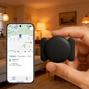 GPS Tracker Durable Small Portable Splashproof MagnetMount No Monthly Fee Best Hidden GPS for Devices Compact & Reliable(iOS&Android)