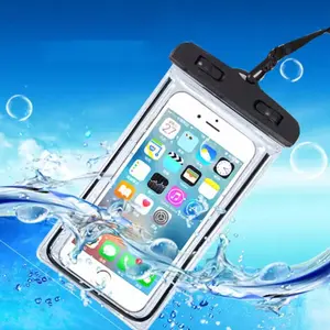 Waterproof Bag Touchscreen Swimming Self-Seal Seal Bag Beach Diving Photography Transparent Protective Waterproof Phone Case Smartphone Cellphone Protection Casing Cover