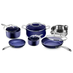 Granitestone Blue 10-Piece Non-Stick Cookware S et