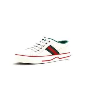 Pre-owned Gucci Off The Grid 1977 Tennis Sneakers GG Econyl by Rebag