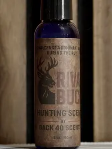 Dominate buck Deer Scent by Back 40 Scents 2 oz Bottle for Hunting