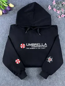 Umbrella Corporation Resident Evil Embroidered Sweatshirt, Leon Kennedy Shirt, Horror Game Merch, Gamer Gift