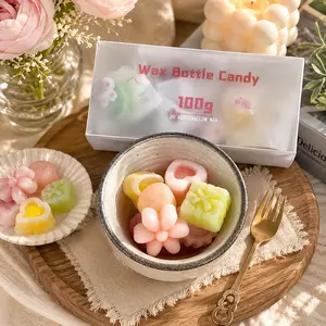 Juicy Burst Edible Wax Bottle Candy – Multiple Tropical Flavors, Mini Adorable Shapes, Frozen Refreshing Taste, Viral Leisure Snack Fit for Kids, Teens & Young Ladies