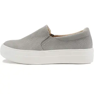 SODA Women's Platform Slip-on - HIKE - 1.5-inch Cushion Foam Comfortable Footwear for Everyday Wear