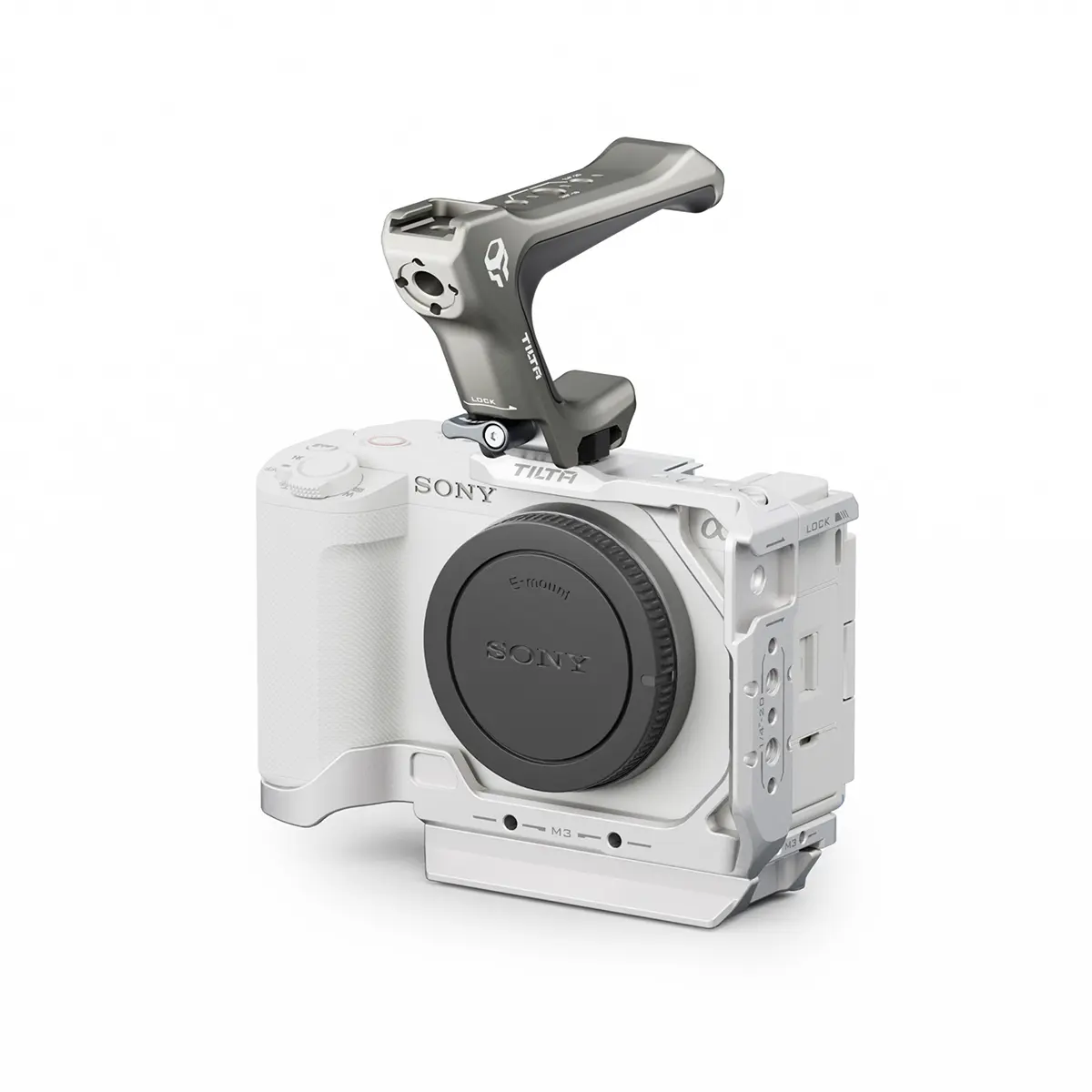 Tilta Half Camera Cage Lightweight Kit for Sony ZV-E1, Silver - Wireless Grip, Handheld Recording Mount, Accessories