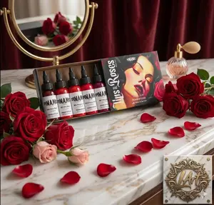 Dynamic Color Co Ink Set - Lips and Roses 1oz Color Set Office Product