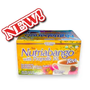 Tea Nutriabango with Propolis 5% based on Eucalyptus, Hawthorn, Mullein, Framboyant & Propolis (30 Tea Bags/ 0.01 oz Each) Herbal Tea Herbal