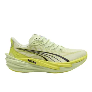 PUMA Womens Deviate Nitro 4 Running Sneakers Shoes - Green