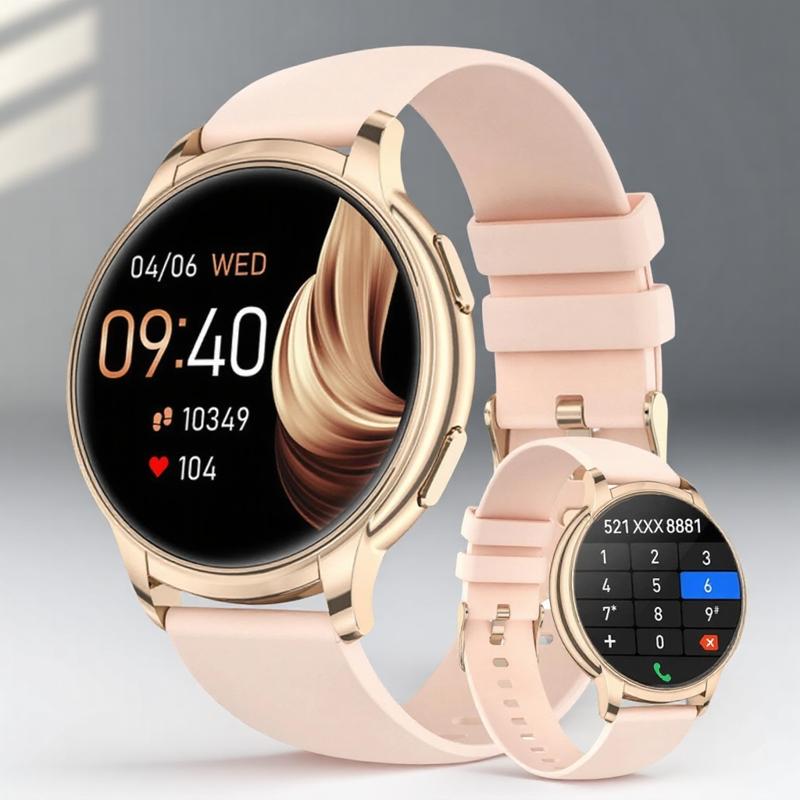 Smart Fitness Tracker with Bluetooth Call, Heart Rate & SpO2 Monitor, 24/7 Health Tracking, Sleep Analysis, IP67 Waterproof for Swimming, Compatible with Android iOS, Long Battery Life, Waterproof Smartwatch