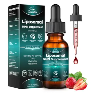 NMN Supplement Liquid Drops, Advanced 4-in-1 NMNH Alternative with NMN Beta Resveratrol TMG & Quercetin, Liposomal β-NMN Max Absorption for NAD⁺ Levels, Cellular Energy & Anti-Aging for Men & Women