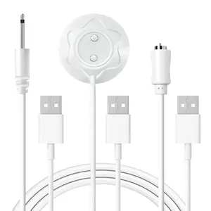 3Pack Rose Charger Replacement  USB   Set: 12mm   2.5mm DC   1-Pin   (2.7ft)