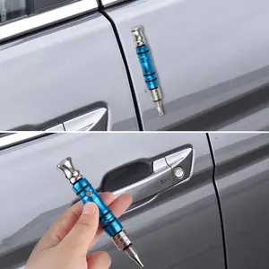 Car Dent Removal Tools Hammer Tips Detachable 4 In 1 Tap Down Kit With Magnet Tapper Alloy Garage Tools Automotive Accessories