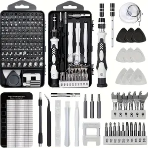 138 In 1 Diy Repair Kit, Precision Screwdriver Sets Screwdriver Tool Kit Suitable For Iphones, Tablets, Home DIY, Gaming Consoles, Glasses,Watches, Cameras Repairs Etc.