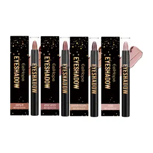Eelhope eye shadow stick series  portable eye shadow stick makeup moisturizing e cosmetics brown long casting pearl eye shadow stick Eyeshadow Contour