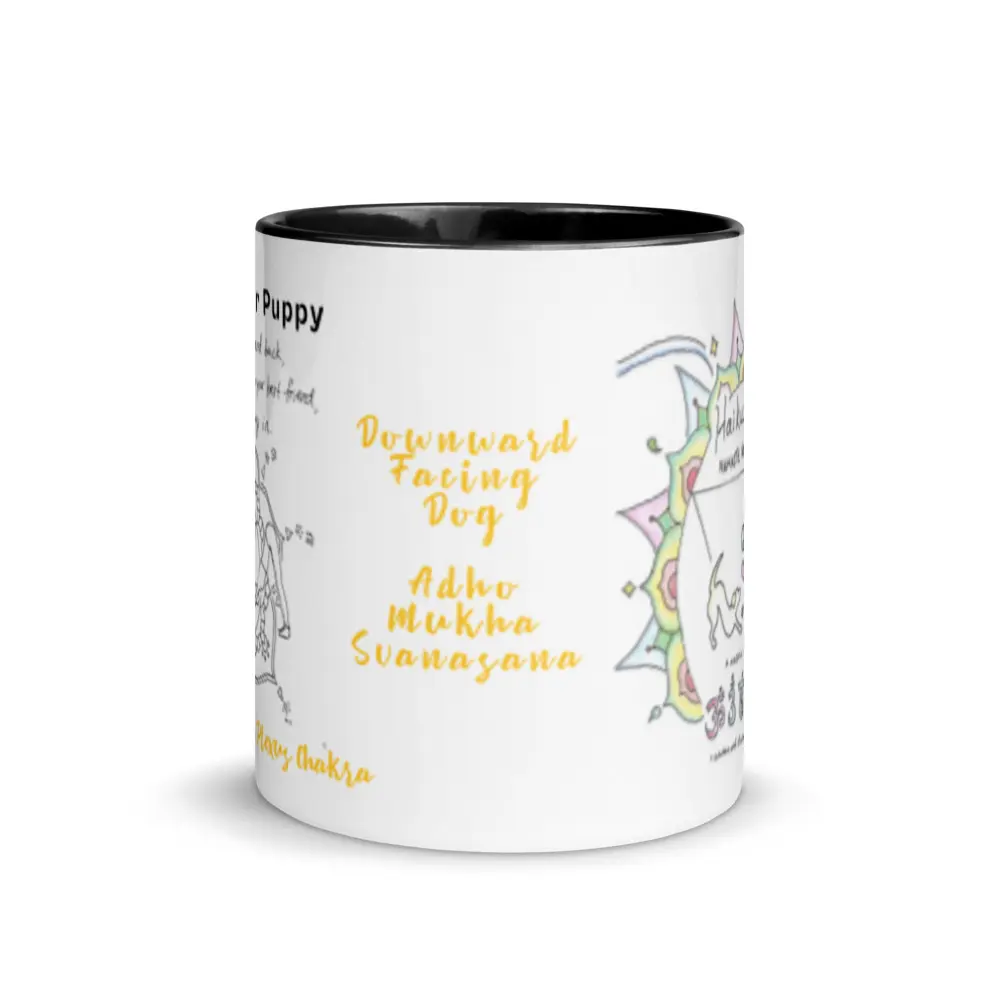 weimaraner puppy doga haiku mug with color | namaste home collection©