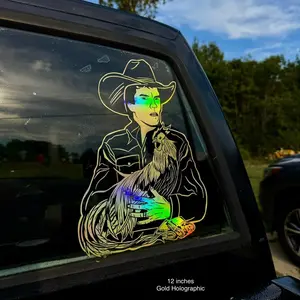 Chalino Sanchez Decal Sticker , Outdoor Vinyl, 4 Sizes Available, 7+ Years Lasting - Step-by-Step Instructions Included - Easy Apply