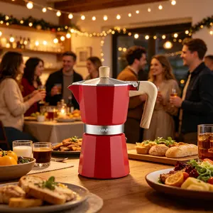 SIVAPHE Classic Aluminum Moka Pot, suitable for gas stoves, ceramic cooktops, and induction cooktops. Featuring a classic design, it is lightweight and portable, durable, easy to clean, and perfect for any occasion