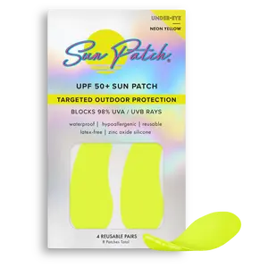 Sun Patch Under-Eye yellow UV Protection UPS 50+ Sunscreen Gentle Hypoallergenic Sensitive Skin Repair Water Proof