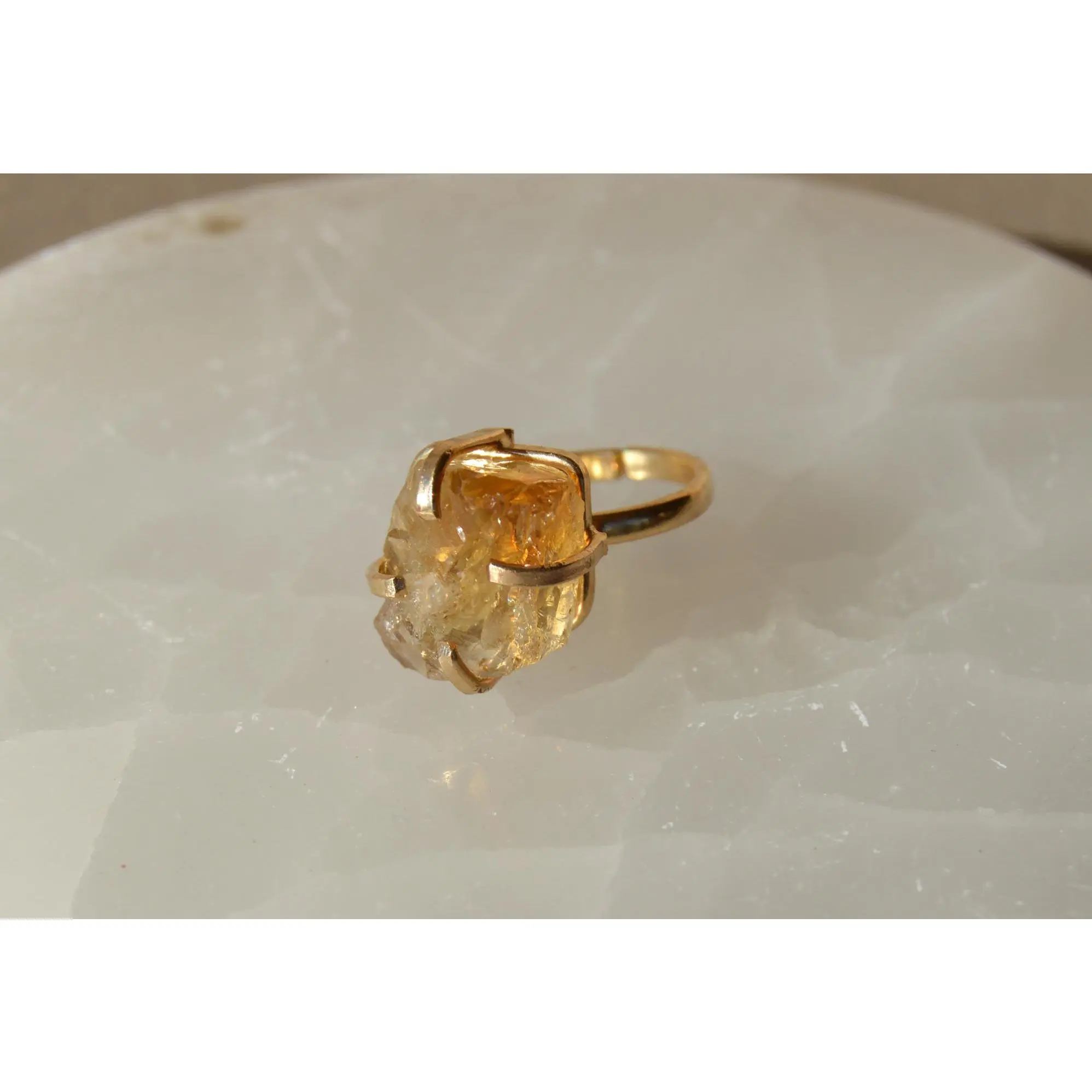 Citrine Gem Ring Citrine Gem Ring