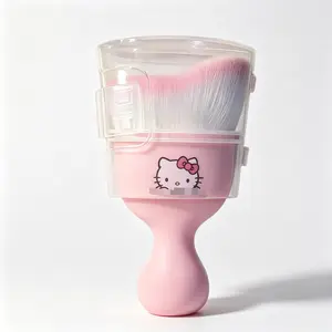 Cute Hello Kitty Mini Detailing Brush, Multifunctional Car Gap Dust Removal Tool for Dashboard & Air Vents
