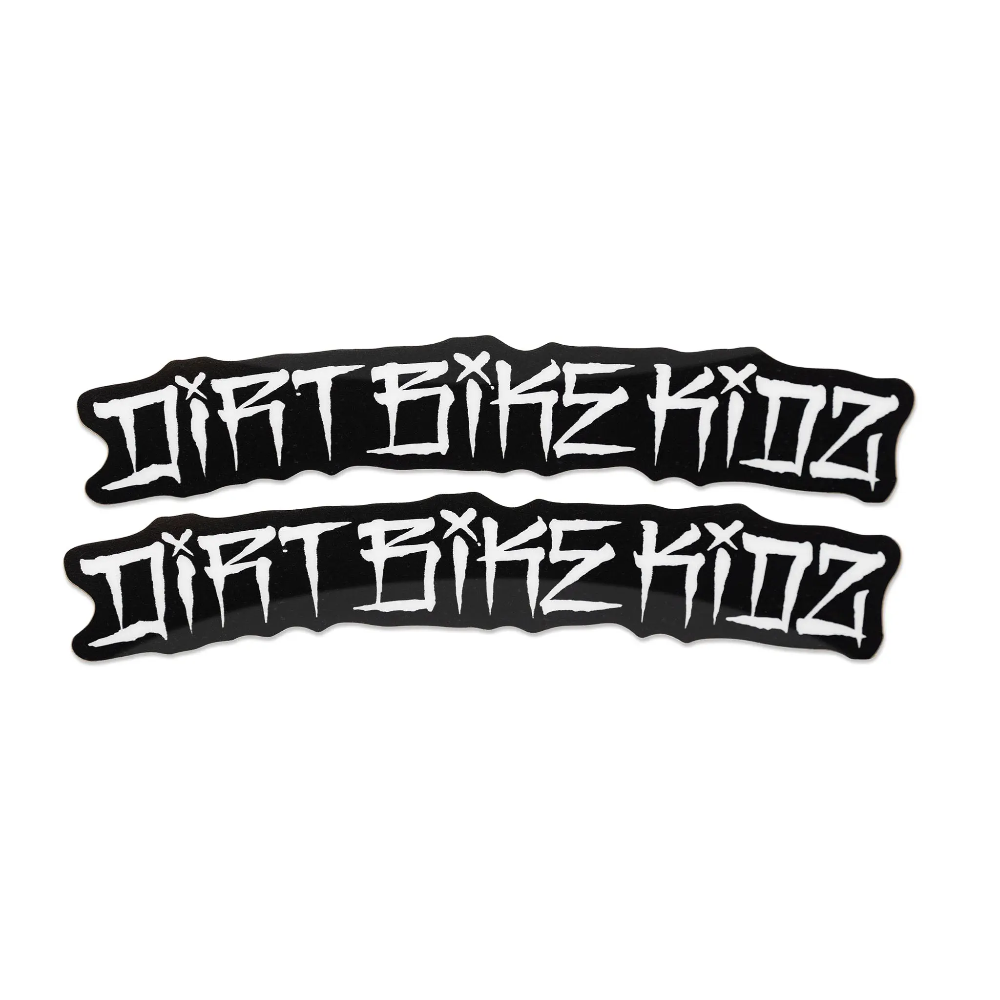 Pit Bike Fender Stickers - OG White