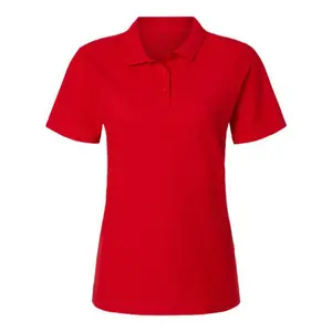 Women dry blend jersey polo - 50/50 cotton-poly