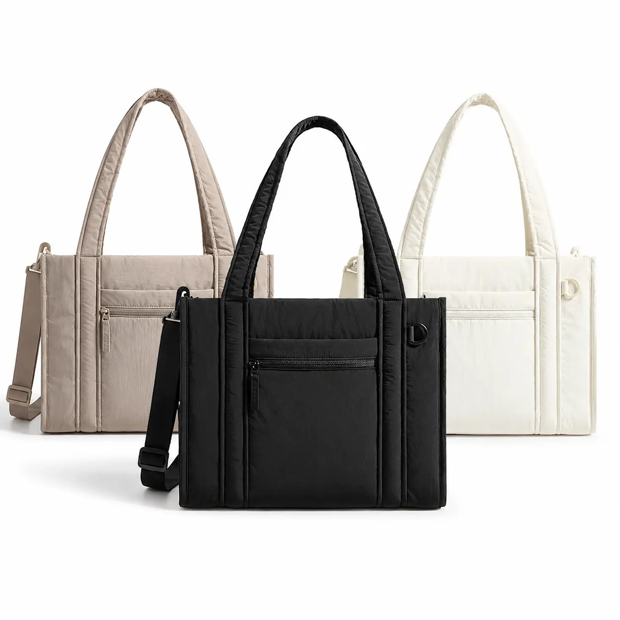 Large-Capacity Crossbody Bag: Trendy, Casual, Fitness, and Yoga Crossbody Bag—Lightweight and Versatile Nylon Tote Bag