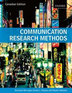 USED-Communication Research Methods Canadian Edition by Gerianne Merrigan (Paperback)