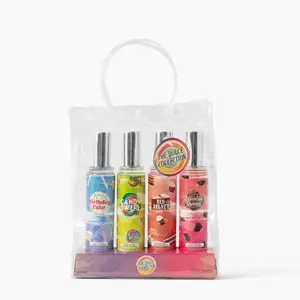 Dulce 4-Piece Body Mist Set - Sweet Tooth in a Spritz with Candy Swirl, Chocolate Dreams & More for Unique Fragrance Layers