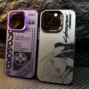 Cool Edgerunners C-Cyberpunks PC Case for Samsung Galaxy S25 S24 Ultra S23 S22 S21 Plus FE A56 A36 A26 5G A16 A06 4G Note 20 QQT