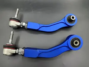 2 PCS Pair of Aluminum Adjustable Rear Camber Arms For BMW 5 E60 61 6 E63 E64 7 E65