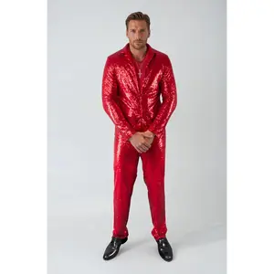 Red Sequin Men’s Suit