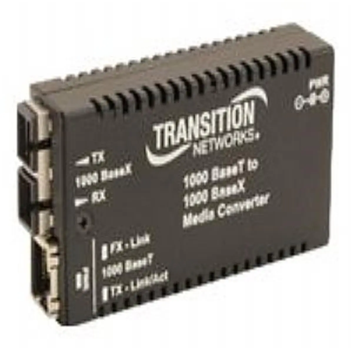 Transition Networks 11458195 Mini Gigabit Ethernet Fiber Media Converter - 1 Gbps Wired, 185 x 170 x 165, 1.5 lbs, 2.2 Kohm Impedance, 3.5 to 2.5 mm Adapter, 50-20000 Hz Frequency Response, Windshield Tie Clip, RoHS Lead-Free Compliant