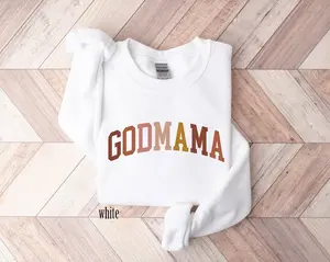 Cute Godmama Sweatshirt,Godmama Gift,Godmother Sweater, Godmama Sweater, Godmother Crewneck sweatshirt,Gift for Aunt