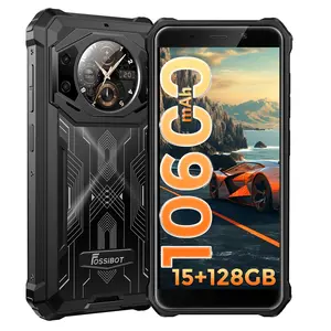 FOSSiBOT F101 PRO 15GB+128GB 5.45-Inch Main & 1.32-inch Innovative & Multifunction Rear Display 10600mAh Hac NFC Rugged Phone (Compatible with T-Mobile)