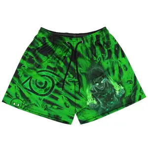 8 Gates Rock Lee Gym Shorts/ Naruto Menswear Casual Motivating Shorts Stylish