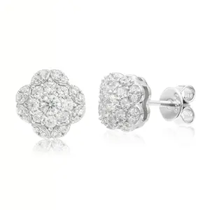 【#E600】Starry Ear Nails UCCIYO Lab-Created Moissanite Earrings For Women S925 Sterling Silver Stud Earring Men Hip Hop Jewelry Couple Gift