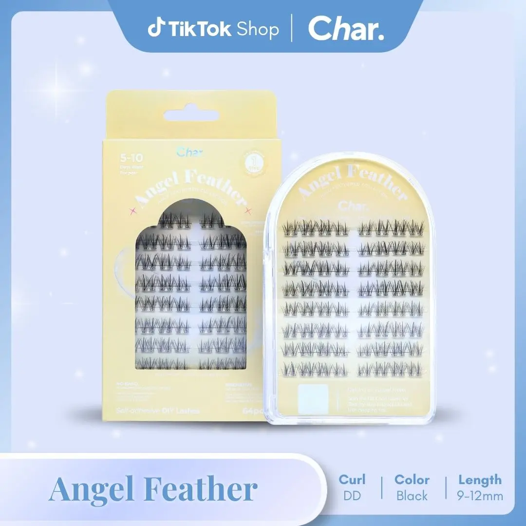Angel Feather - Layered, Bold, Manga | Pre Glue | 5 to 10 days wear