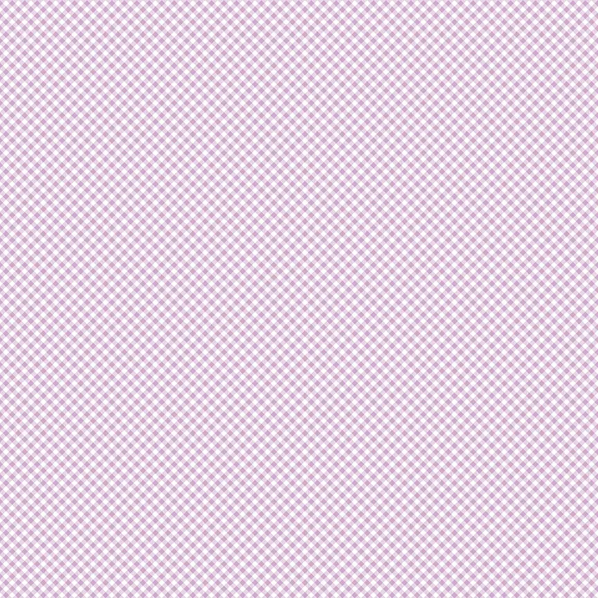Fabric Riley Blake Purple Gingham Seasonal Basics by the Quarter Yard C777-PURPLE