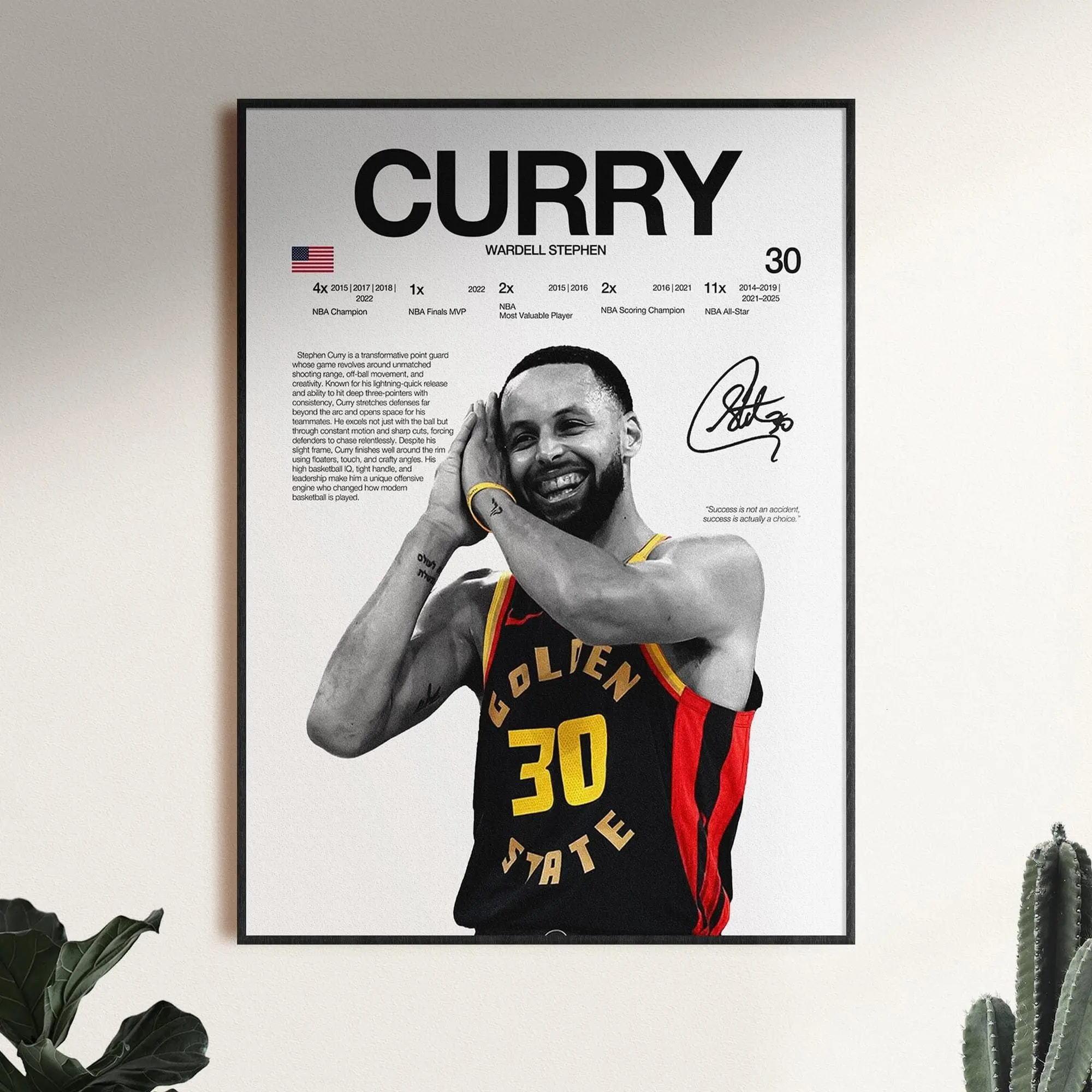 Stephen Curry Poster, NBA Wall Print, Basketball Digital Download, NBA Poster Print, Sports Decor, Poster, Basketball NBA Gift