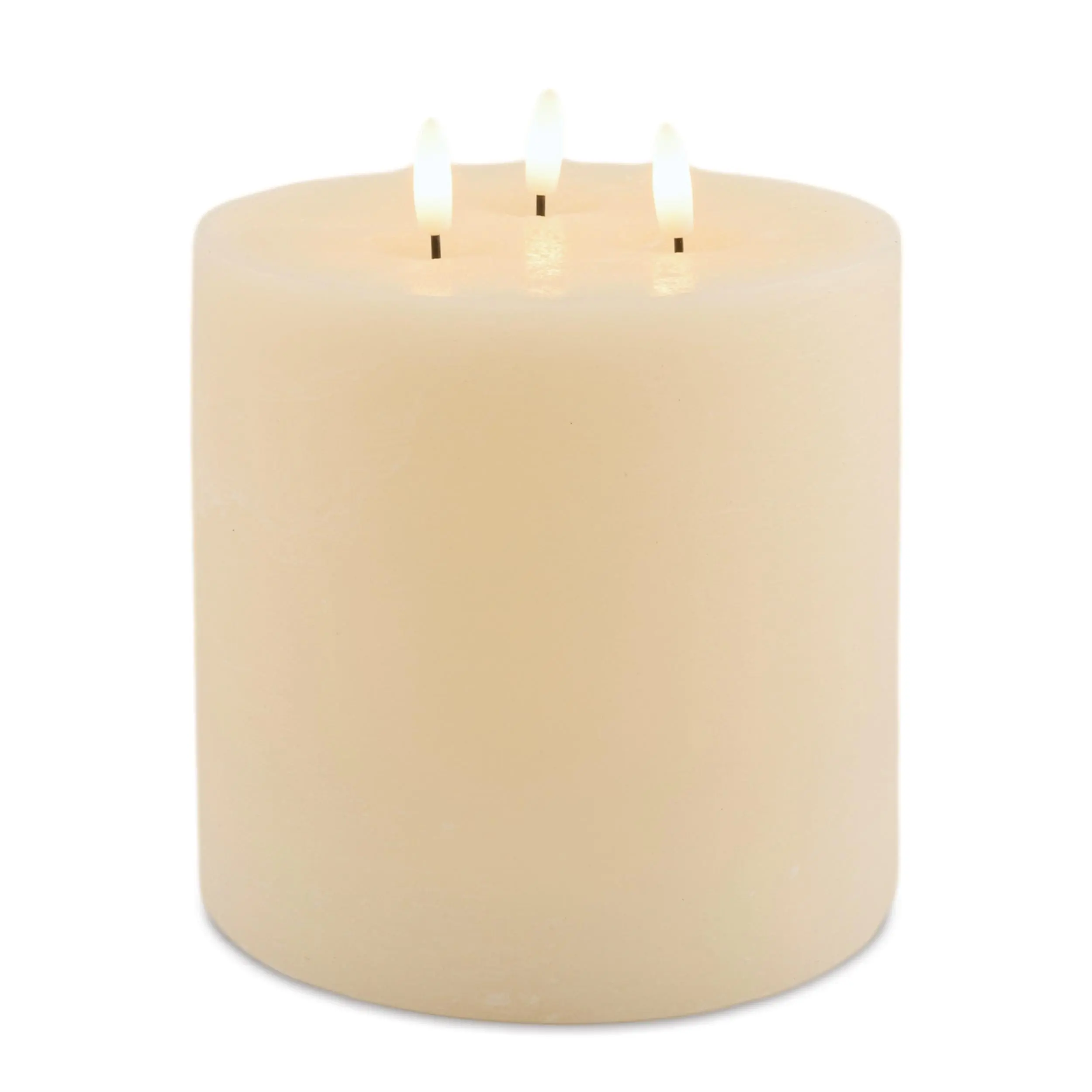 FIA Triple Wick LED Candle 6"D