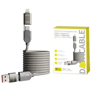 Basic Fast-Charging USB-C to Lightning Cable for iPhone & iPad, Nylon Braided, 6ft, Dark Gray - Compatible with iPhone 14/13/12/11/X/Xs Series (Pro/Pro Max/Plus Models)