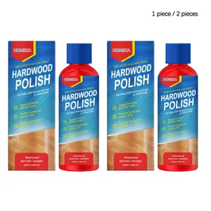 Hardwood Floor Polisher (100ML/100ML*2), Gentle Care, Improves Scratches, Refreshes Appearance, Cleans, Glossy Finish, Easy Maintenance
