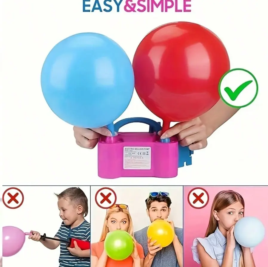 1pc Electric Balloon Air Cushion Pump Tool, Portable Automatic ...