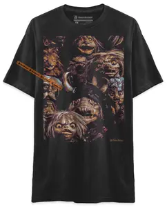 BLACK RABBIT Labyrinth Goblins 1986 Retro Vintage Fantasy Movie Unisex Classic T-Shirt Short Sleeve Crew Neck Cotton Top Women's Wear